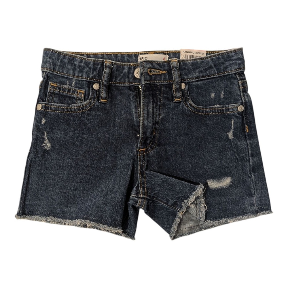 BBC-3 Epic Threads Shorts Girls Stretch Cutoff Jean Shorts Size 6 - Petunia